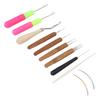 Alloy DIY Dreadlocks Crochet Hook Comfortable Handle Wide Application Crochet Needle