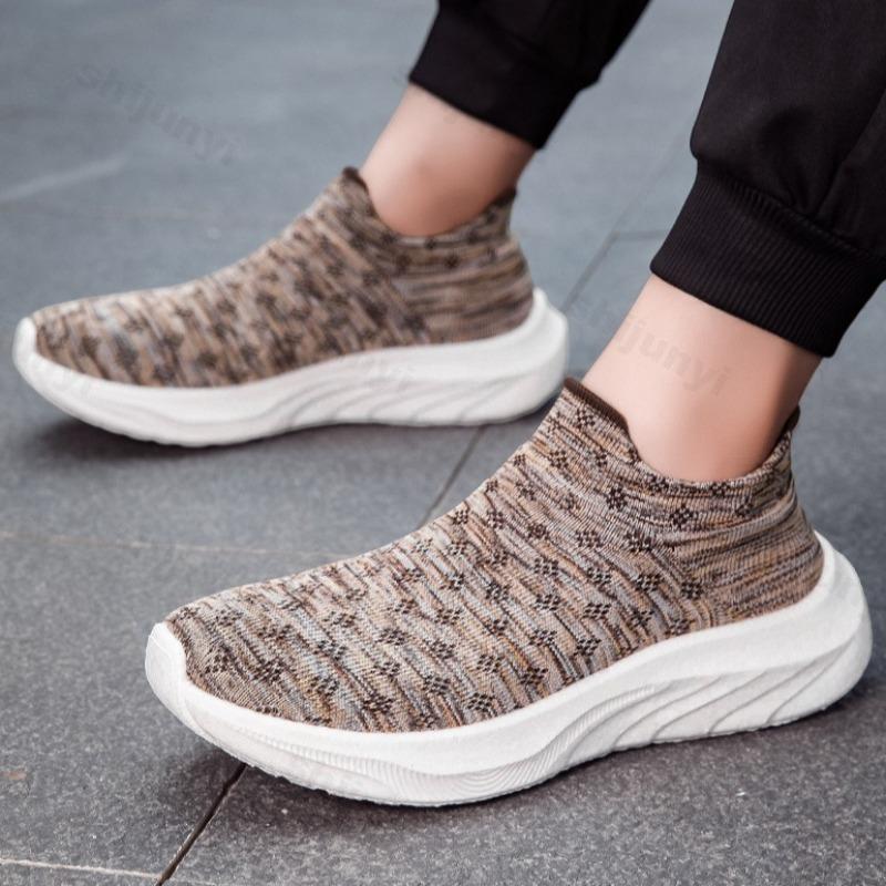 Fashion 2025 Spring New Fashion Trend Low Top Thick Bottom Sports Shoes for Men Mesh Breathable Comfortable Soft Soled Chunky Sneakers