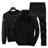Autumn/Winter Style Korean Version Sweatshirtsuit Men's Casual Sports Trendy Three-Piece Set Cross-Border