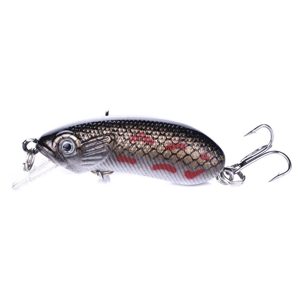 CC50Submerged Small Fat Lure Set5CM7GHighly Bionic Lure Freshwater and Saltwater Universal Long Cast Micro Bait Fake Fish Bait