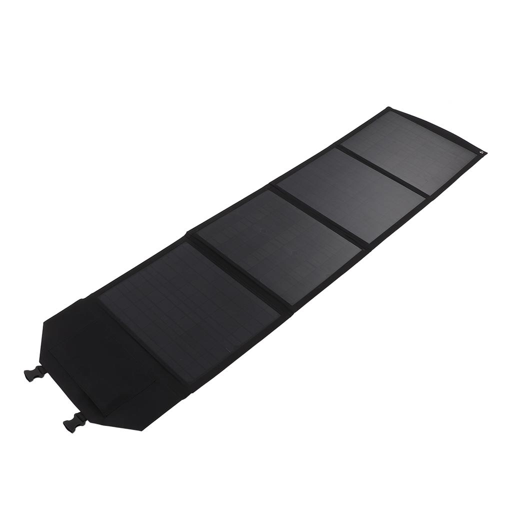 80W Solar Panel Folding Bag with DC Port and 2 USB Output Portable Fast Charge Solar Charger for Mobile Phone Tablet