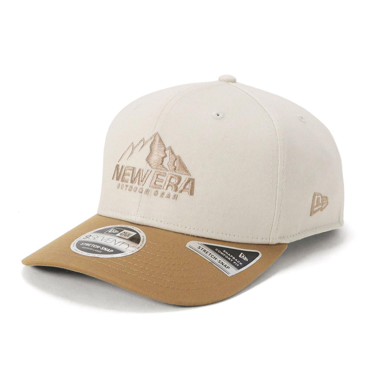 

New Era Outdoor OD 2TONE MOUNTAIN STN NER36O2136 Cap, 2-Tone Cotton, Stone/Wheat, M/L, 970SS, WET, 14393685,