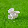 Cute Cartoon Style Resin Mushrooms For Diy Succulent Garden Miniature Decoration