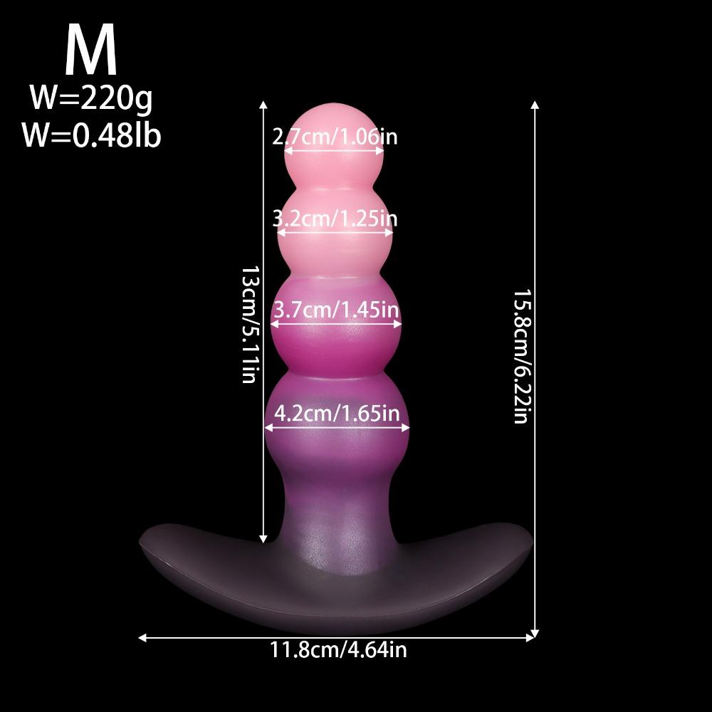 Silicone Anal Beads Butt Plug Flexible String Beads Adult Toys for Women