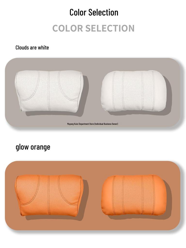Compatible Wey Gaoshan 7/8/9 Headrest & Lumbar Support Pillow for Car Interior Neck Protection