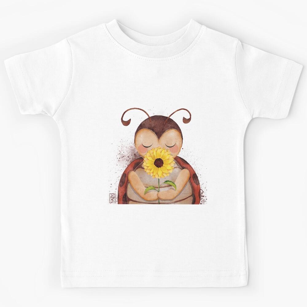 Ladybug and the flower Kids T-Shirt 140