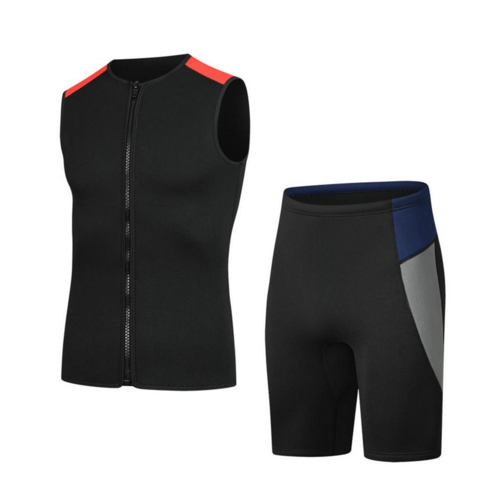 3mm Unisex Diving Vest with Hood – Warm Wetsuit for Surfing, Windsurfing & Cold Protection