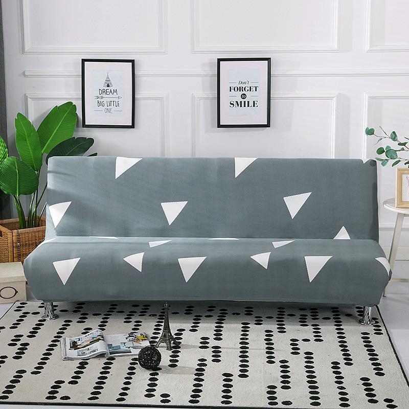 No Armrest Stretch Sofa Cover All-Inclusive Folding Sofa Bed Cover Cover Fitted Sheet Full Cover Sofa Cover