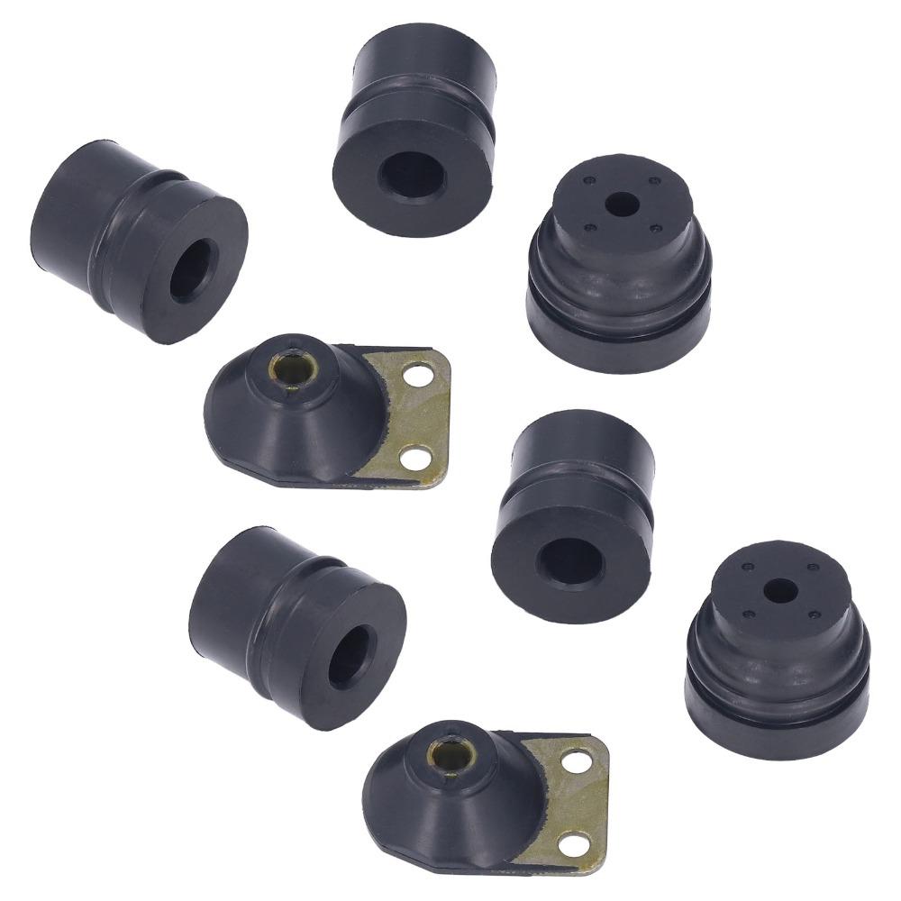 Kit de Tampons pour Tronçonneuse en Caoutchouc et Fer Noir Support de Tampon de Rechange Supports de Tampon AV pour STIHL 028