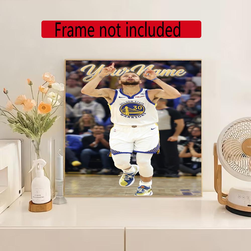 Curry Customize Text Diamond Painting Round Diamond Mosaic Suitable For Beginners Diamond Painting Rhinestones Gift Frameless