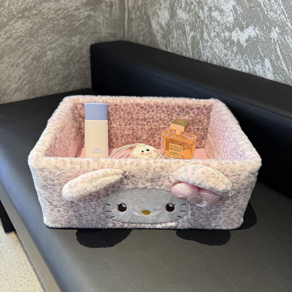 My Melody Doll Kuromi Cinnamoroll Organizing Storage Baskets Desktop Storage Container Storage Box Girl Gifts