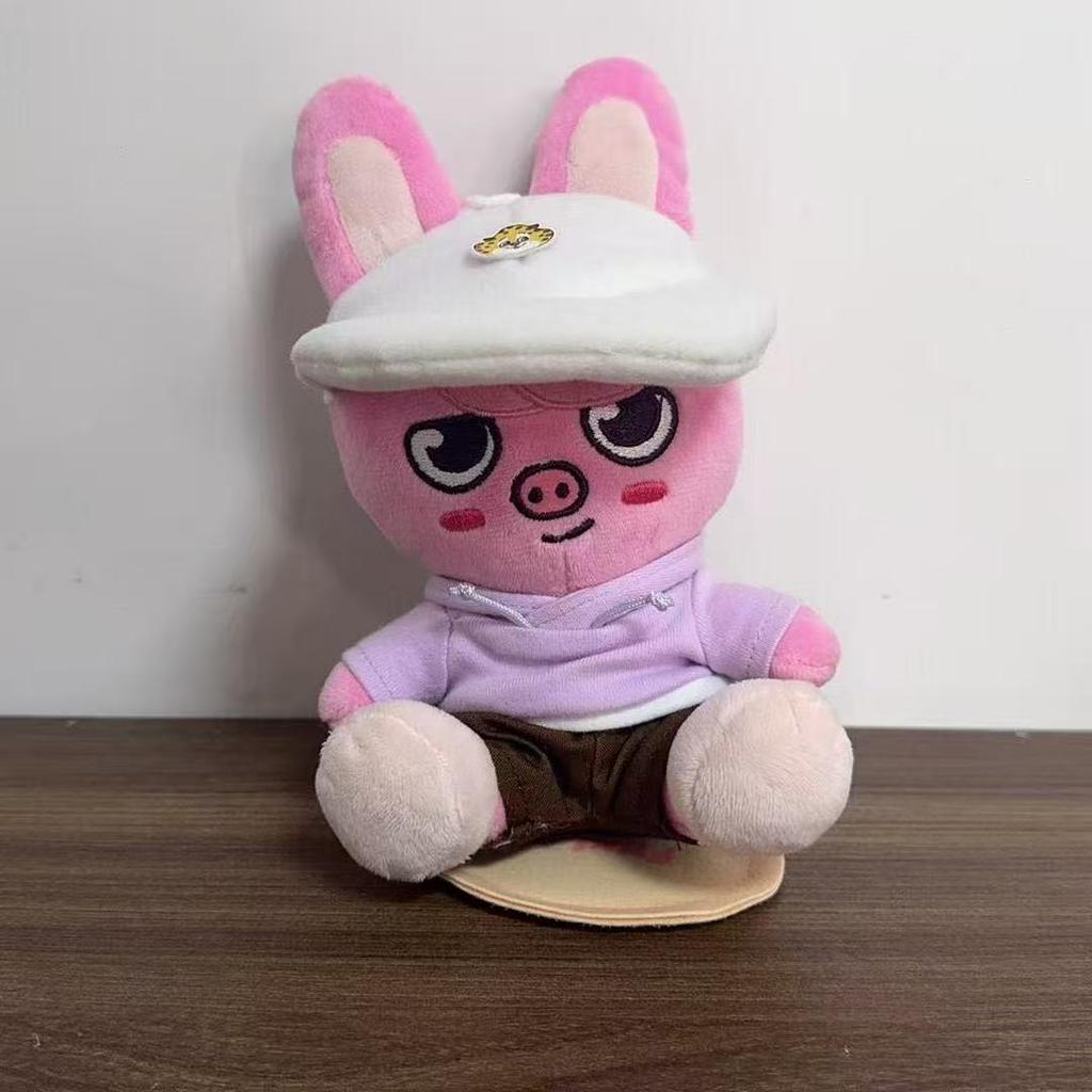 New K-Pop Stray Kids Cartoon Plush Toy Skzoo Plush Doll Sitting Bangchan Felix Plush Doll Surrounding Birthday Gifts