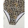 Leopard Printed Cut Out Underwired Women Swimwear One Piece Swimsuit Female High Leg Cut Bather Bathing Suit Swim