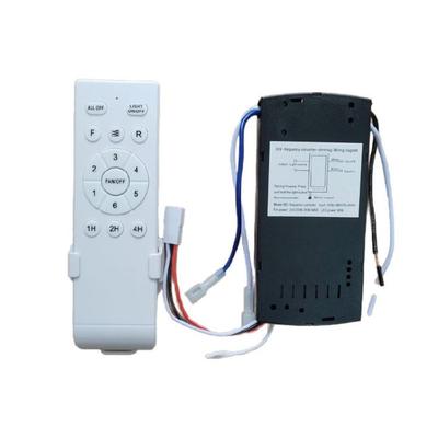 Contrôle de Lumière de Ventilateur de Plafond 6 Vitesses Ventilateur Télécommande Salon Support Installation Pratique Pour Ventilateur de Plafond de Maison Lumière