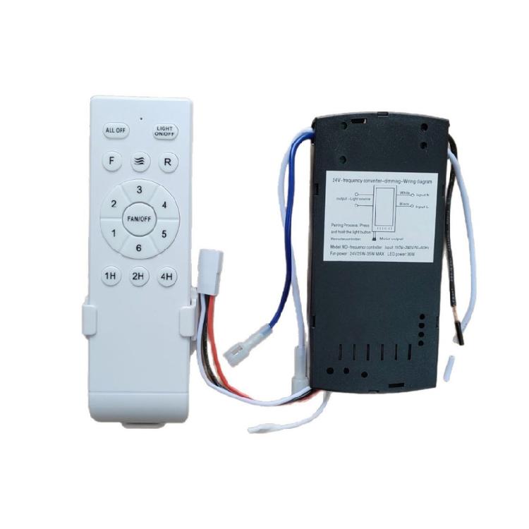 Ovládání světla stropního ventilátoru 6 rychlostí Dálkové ovládání ventilátoru Držák do obývacího pokoje Pohodlná instalace Pro domácí stropní ventilátor se světlem