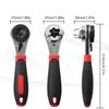 Portable Ratchet Wrench Ergonomic Labor Saving Adjustable Wrench Repair Tool Metal Heavy Duty Socket Wrench