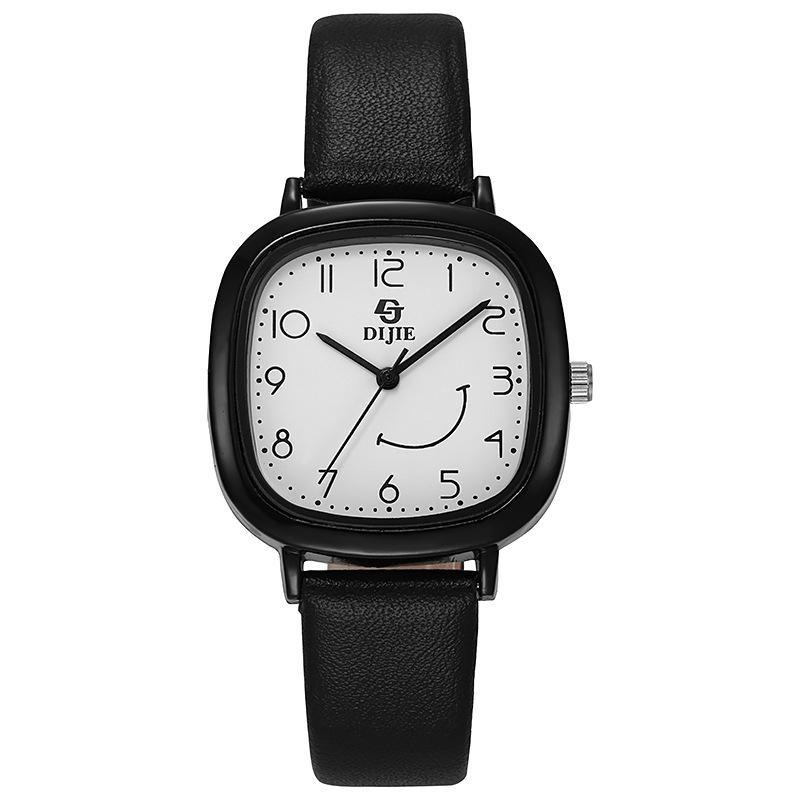 Vintage Small Square Girl'S Watch Junior High And High School Student Simple And Small Design Sense Prefectural Style Quartz