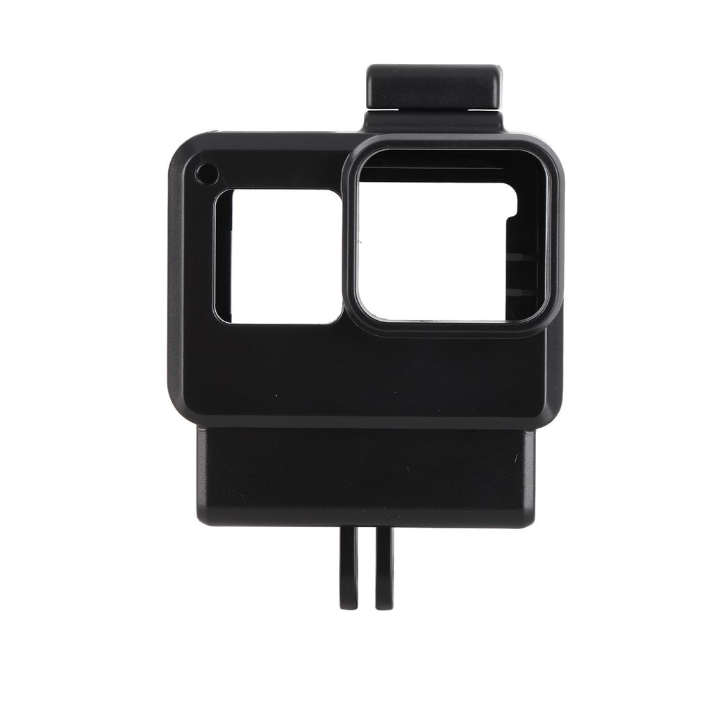 Action Camera Cage Plastic Vlog Camera Hot Shoe Protector Housing for Hero 7 6 5 Black Action Cameras