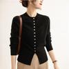 Eleganter Langarmpullover Damen Herbst Winter Frühlingsfest Weicher Stil Strickjacke Mantel