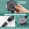 Five-speed Multi-function Large Water Spray Booster Shower Handheld Shower Head Matte Black Shower Head Set