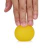 Silicone Massage Grip Ball for Hand Finger Strength Exercise for Body Builders Computer Workers(Yellow 15)