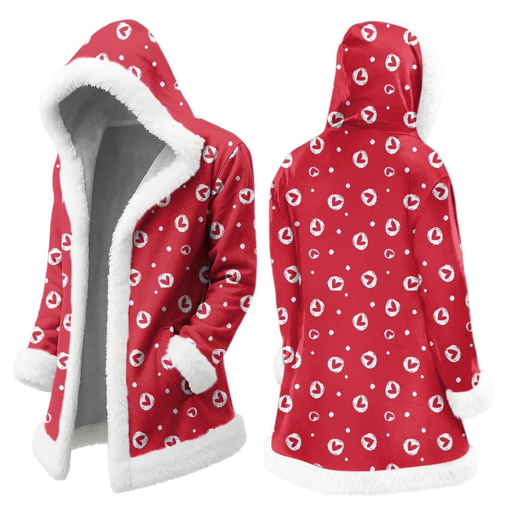 Unisex Kapuzenstrickjacke mit Taschen, Warme Oberbekleidung