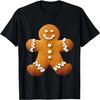 Gingerbread Man Costume Funny Halloween Christmas Graphic T-Shirt
