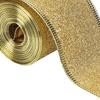 Cinta Navideña de 2 Pulgadas X 90 Yardas Elegante Multifuncional Flexible para Accesorios de Boda Cumpleaños