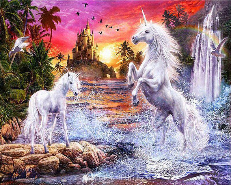 Diamond Painting Swan Woman Fish 5D DIY Diamond Embroidery Sale Landscape Snow Wolf Dog Animal Rhinestones Mosaic Home Decor