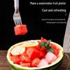 Free Shipping: Stainless Steel Watermelon Slicer & Dicer - Fork Integrated Tool