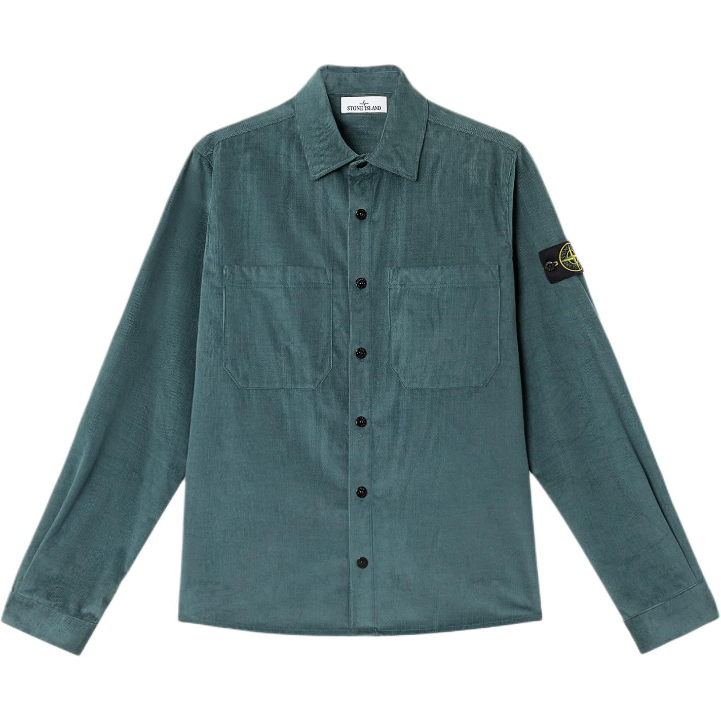 

STONE ISLAND Однобортная куртка с логотипом, с длинным рукавом, мужская, зеленая K1S151200113S0144-V0053 M