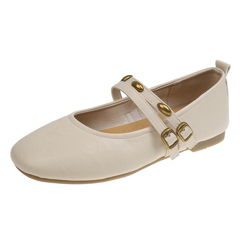 French Mary Jane women's shoes 2025 new summer with skirt evening shoes shallow mouth beautiful not tired feet small single shoes