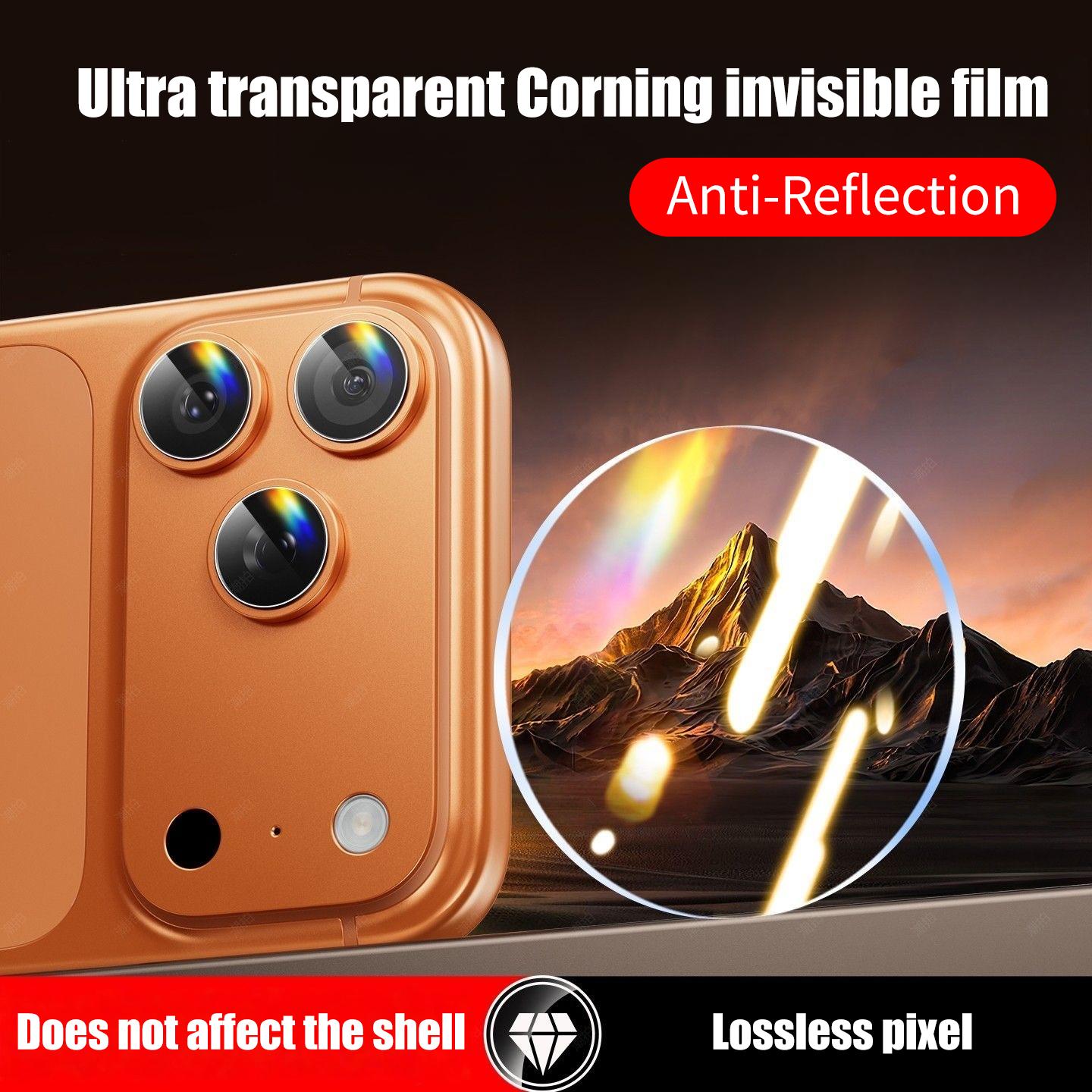 

Для iPhone Air 17 16 15 14 13 12 mini 11 Pro Max X XS Max XR 8 7 6 6s Plus SE 2020 Защитное стекло для объектива задней камеры iPhone 16 Pro