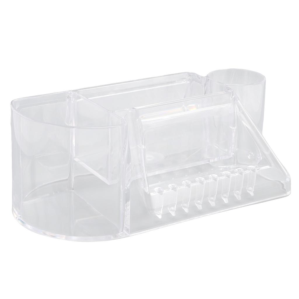 Nagelfräserhalter Nagelfräsermaschine Bits Manikürewerkzeuge Aufbewahrungsbox Transparent Multifunktional Professionell Nagel