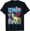 Fashion Casual Pixar Toy Story '95 Retro Distressed Colorful Group T-Shirt Unisex