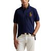 Polo Ralph Lauren Classic Fit Vienspalvis su arkliuko logotipu trumpomis rankovėmis Polo marškinėliai Vyriški viršutiniai drabužiai Tamsiai mėlynas 710958776-001