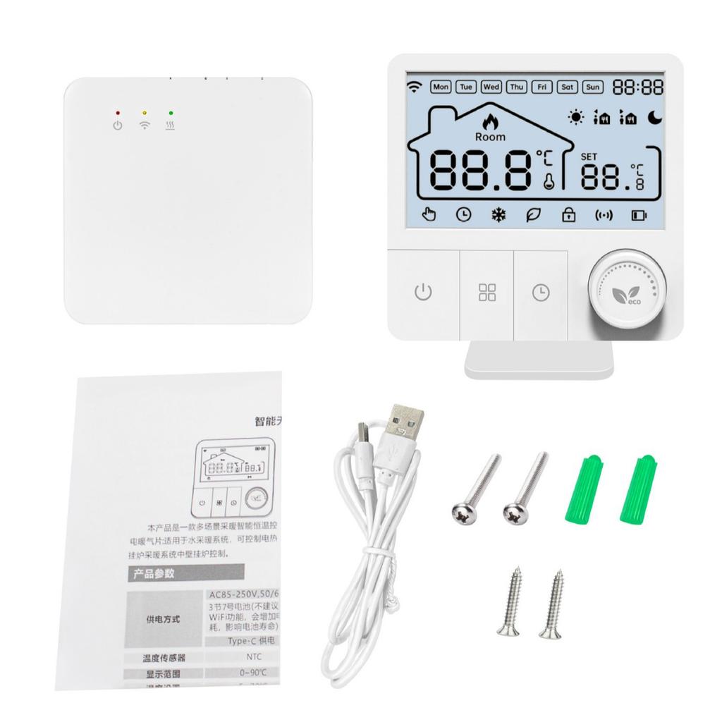 WiFi Termostat TY Termostat Oppvarming Programmerbar Termostat Smart WiFi Elektrisk Oppvarming