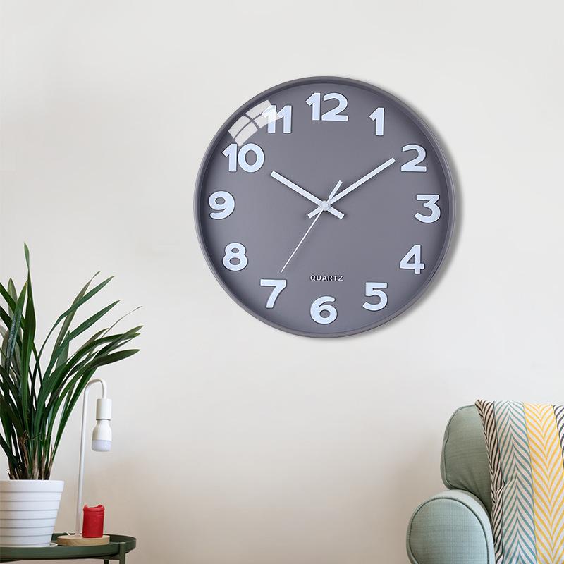 Modern, Simple and Silent Clock, Accurate Timekeeping, Clear Font, Wall-mounted Clock, Light Luxury and Versatile Electronic Quartz Clock