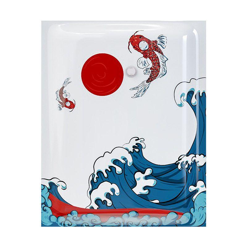 

Moisture-Proof Compression Bag, National Trend Style Vacuum Storage Bag, Three-Dimensional Bag, Special Organizer Bag for Cotton Quilts, Transparent Lucky Koi 50 X 70 X 30 cm