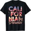 California Dreaming Sunset Beach Palme Sommerurlaub T-Shirt