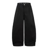 Pantaloni de lucru largi casual stil American Gothic FlowStreet cu cusătură în cruce, cu picioare în formă de cuțit, bumbac, modă pentru tineri
