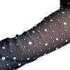 Transparent Mesh Sun Protection Mittens Bride Wedding Gloves Women Driving Gloves Long Gloves