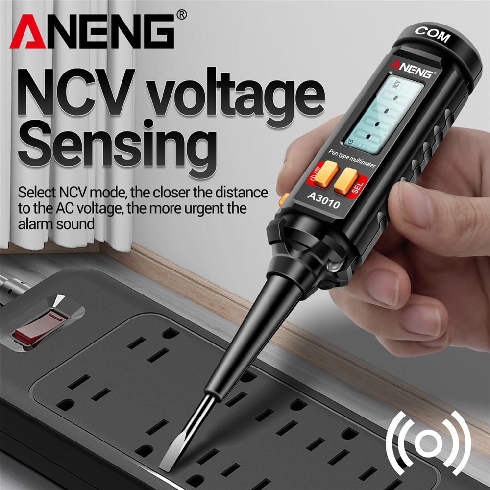 Professionelles digitales Zangenmultimeter PN200 Multimeter A3010 Spannungsprüfer Stift-Set 4000 Zählungen AC DC Spannung Kapazität Widerstand Test Elektriker Werkzeuge