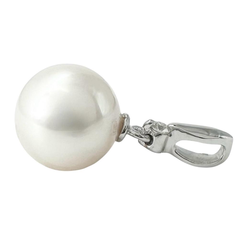 Pendant top Silver Women Pearl used
