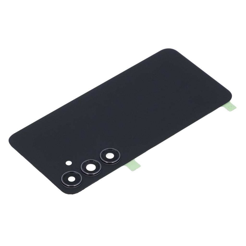 Back Cover Glass Replacement Phone Rear Glass Door with Pre Installed Camera Lens Tape Tools for Galaxy S24 Plus Black