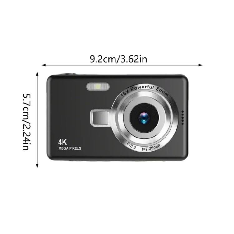 Digital Camera With 96MP 1920x1080P Highly Definition Advanced Technology Easy To Use for Kids Birthday Gift