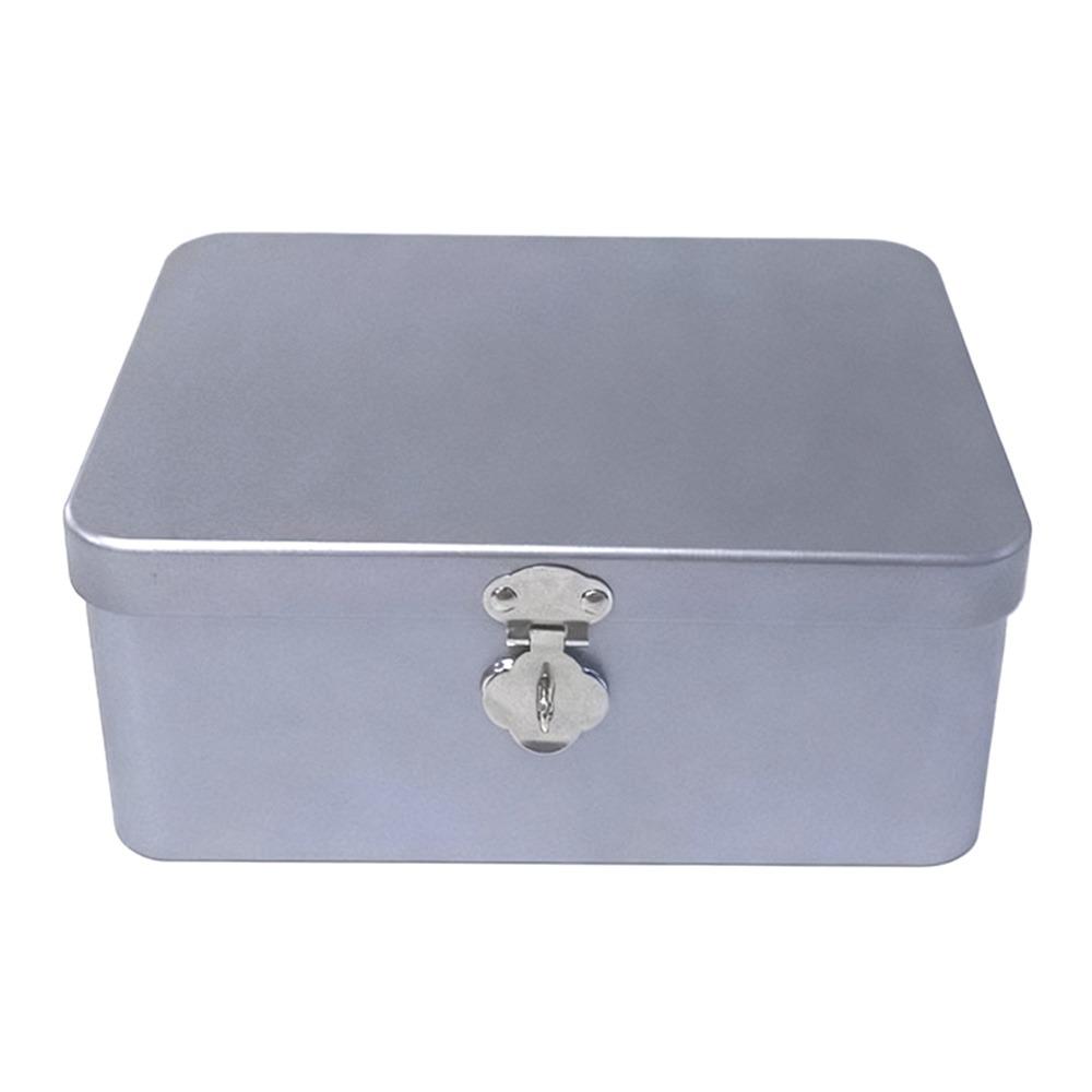 Password Lock Tinplate Box Large Size Password Lock Box Organizer Box Storage Box  Personal Items