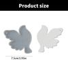Flexible Silicone Doves Hanging Pendant Molds Hanging Ornament Mold Suitable for Craft Baking Party Decors and Holiday Present
