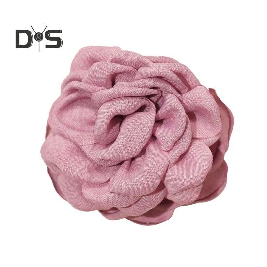 Gheare de păr cu flori de trandafir 3D Dinți anti-alunecare Aderență puternică din spate Cap Clip de păr mare Rechin duș Gheară de păr Accesorii pentru păr