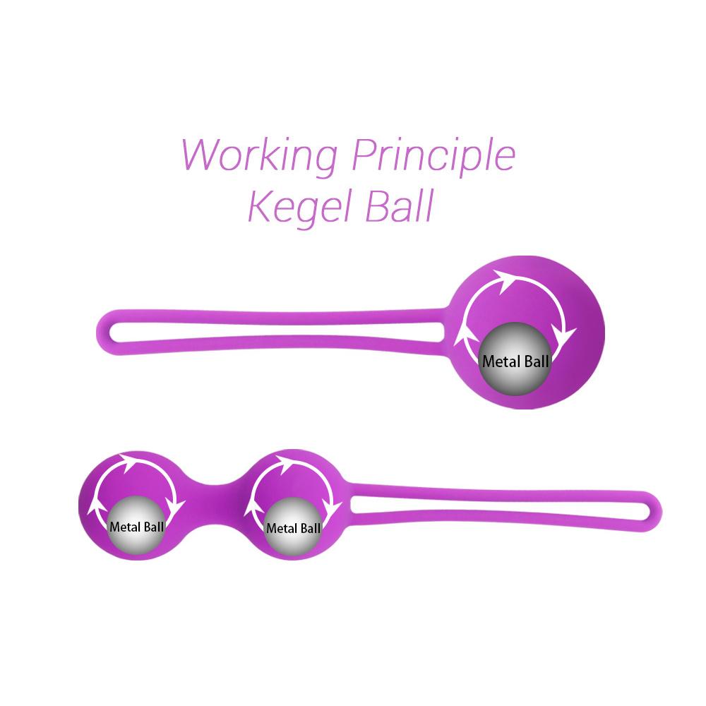 Kegel Balls Smart Love Ball Vaginální Utahovací Cvičební stroj Vibrátor Vaginální Geisha Ball Ben Wa Ball Sexuální hračka pro ženy